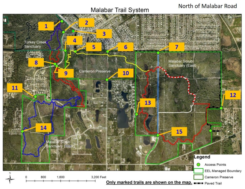 Malabar Trails (Northern) Access Points – Malabar's Virtual Trailhead ...